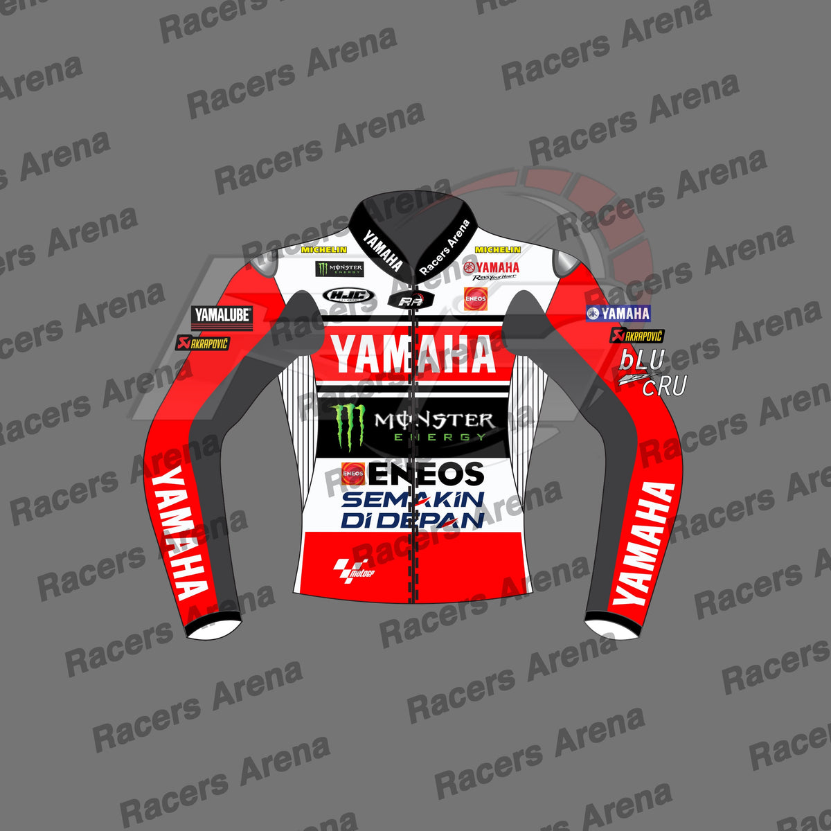 Fabio Quartararo Yamaha British GP 2024 Motorcycle Leather Race Jacket
