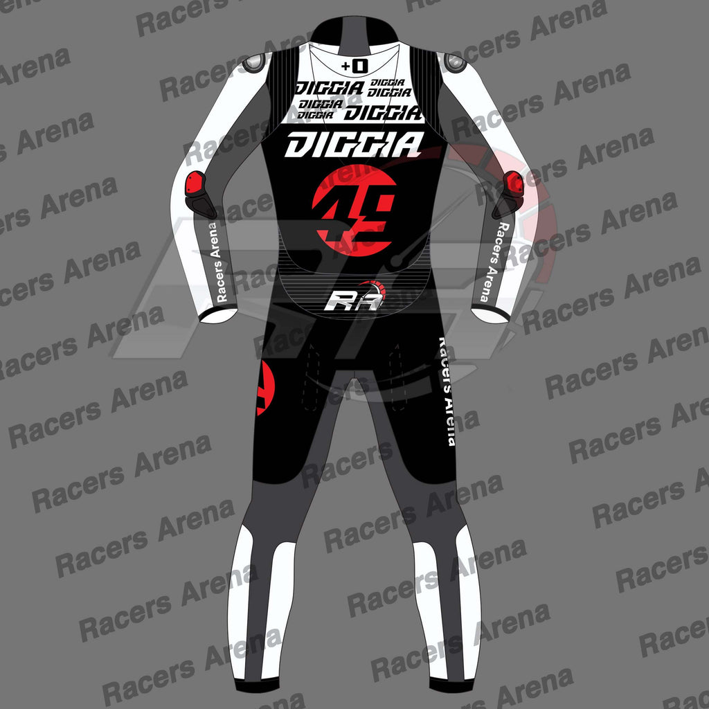 Fabio Di Giannantonio Ducati Winter Test MotoGP 2023 Motorcycle Race Leathers Suit