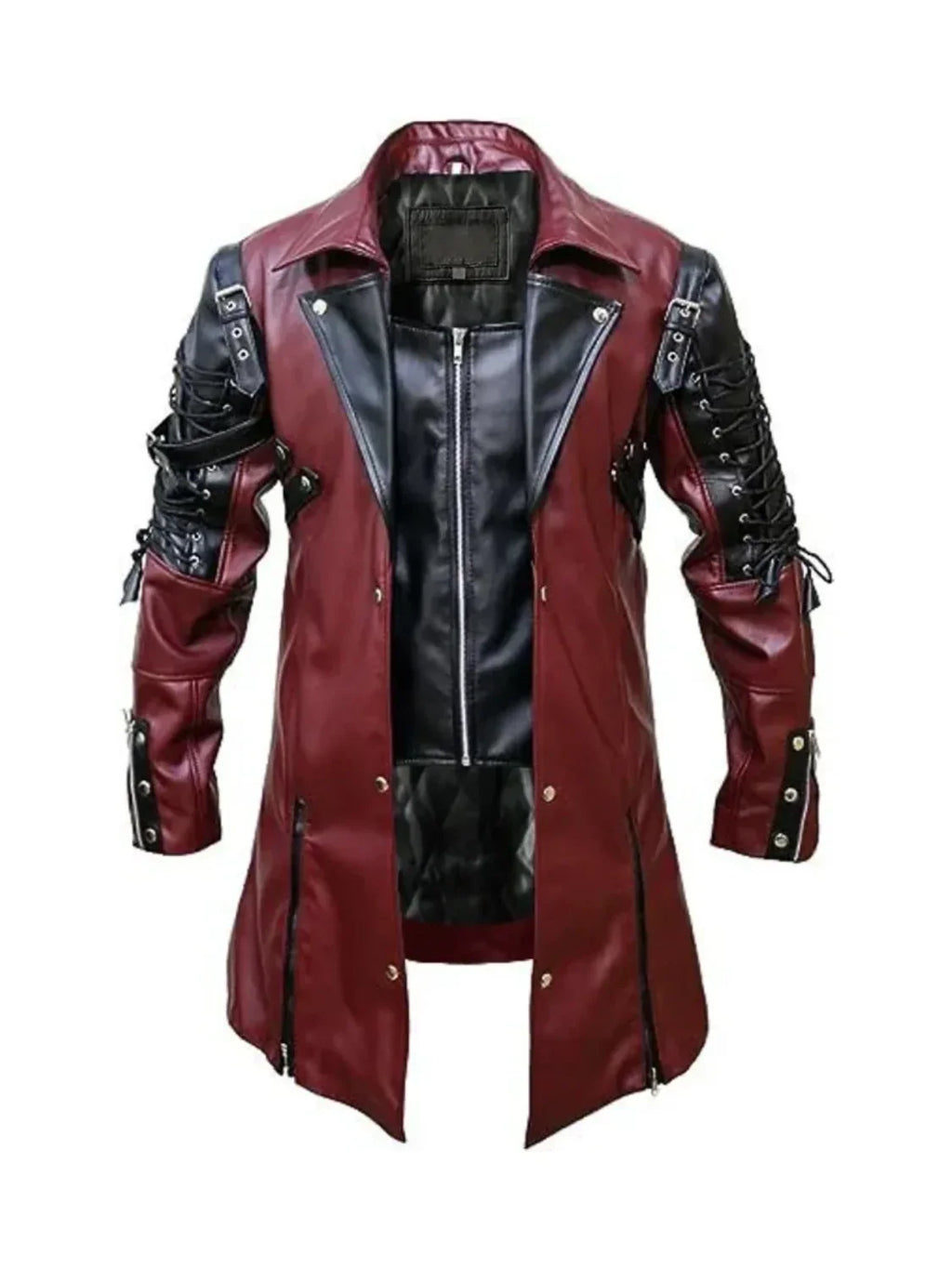 FaddyRox Punk Rave Poison Matrix Steampunk Gothic Leather Coat