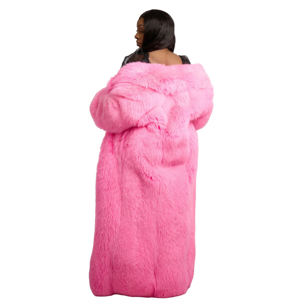 Women's Full Length Full Skin Fox Coat