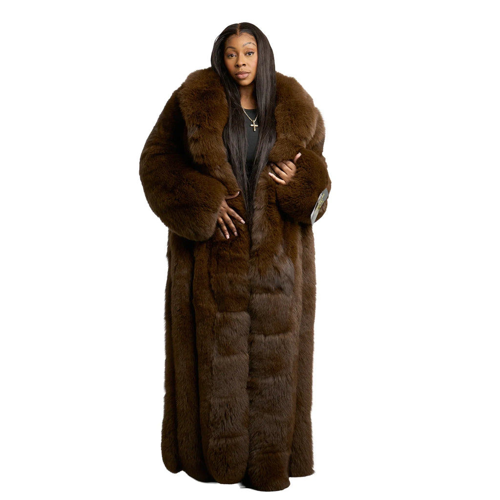 Full Length Full Skin Fox Coat