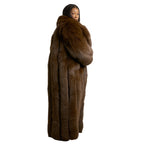 Women's Full Length Full Skin Fox Coat