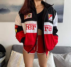 Ferrari Formula 1 Racing Polyester Biker Streetwear Jacket