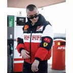 Ferrari Formula 1 Racing Polyester Biker Streetwear Jacket