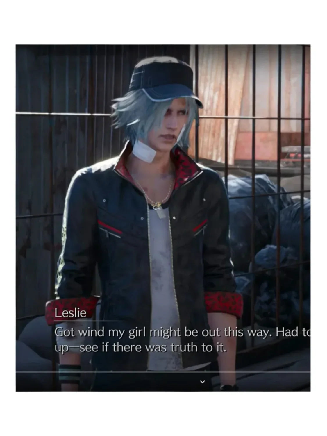 Final Fantasy VII Leslie Kyle Cosplay Remake Jacket