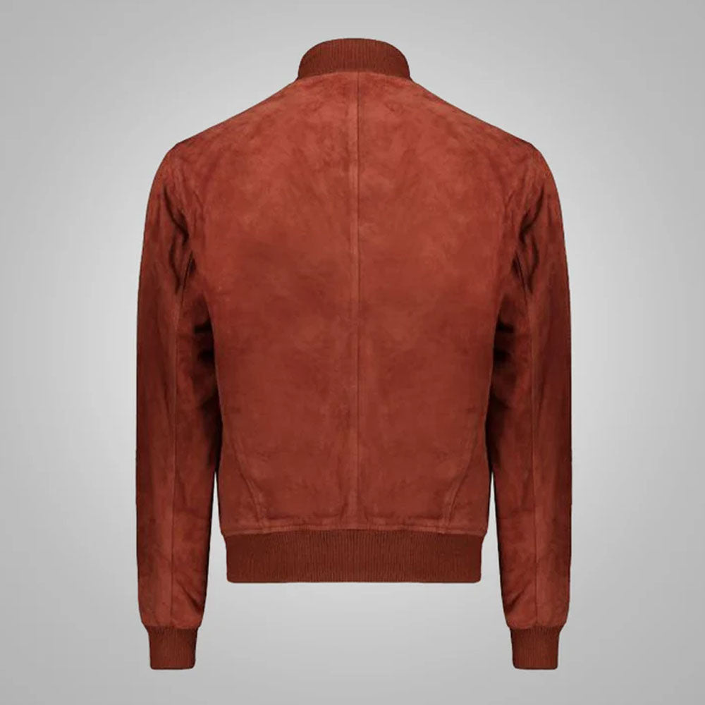 Men's RAF Sheepskin Aviator Suede Leather Flight Jacket