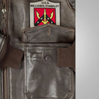 Men's Brown Top Gun Maverick Bomber G-1 Flight Leather Jacket