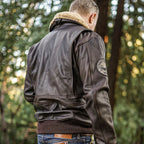 New Bomber Brown G-1 Flight Leather Jacket