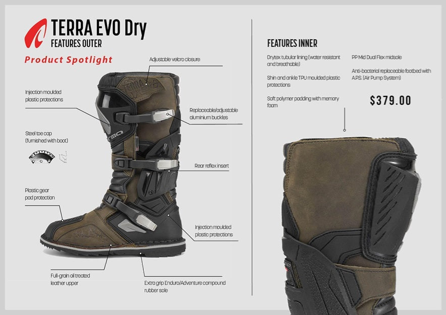Forma Terra Evo Dry X Brown Boots