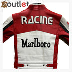 Formula F1 Marlboro Men Motorbike Racing Leather Jacket