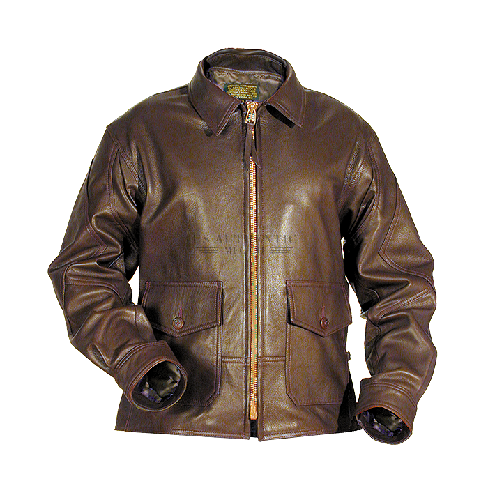 G-8 NAVY LEATHER FLIGHT JACKET