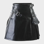 GOTHIC PUNK LEATHER KILT