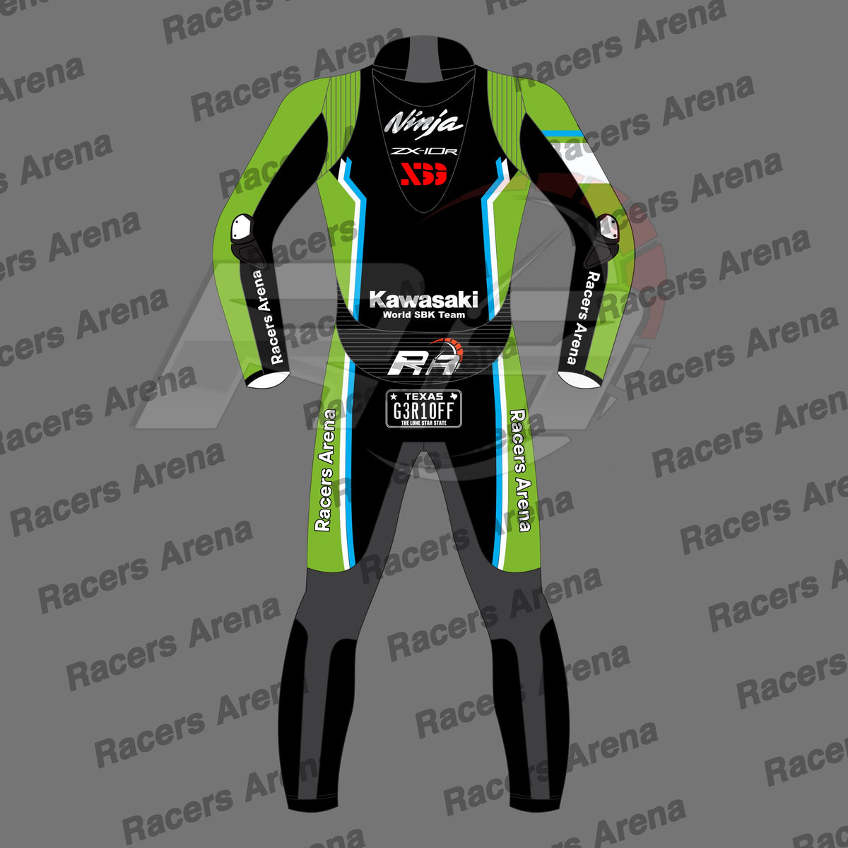 Garrett Gerloff Kawasaki WSBK 2026 Motorcycle Leather Race Suit