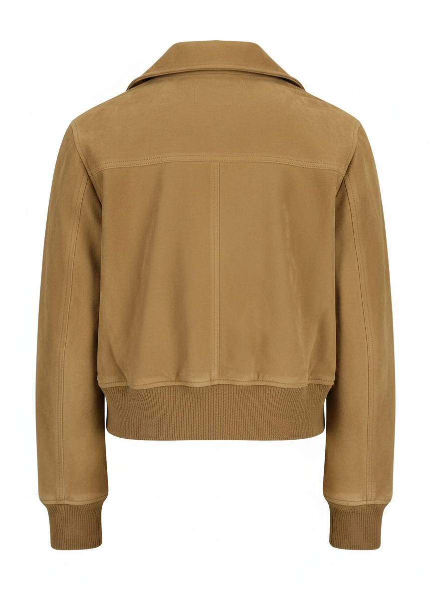 Miranda Rae Mayo Chicago Fire 2025 Suede Bomber Jacket