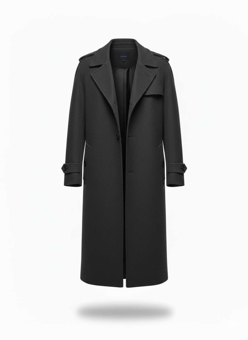 Play Dirty 2025 LaKeith Stanfield Black Trench Coat