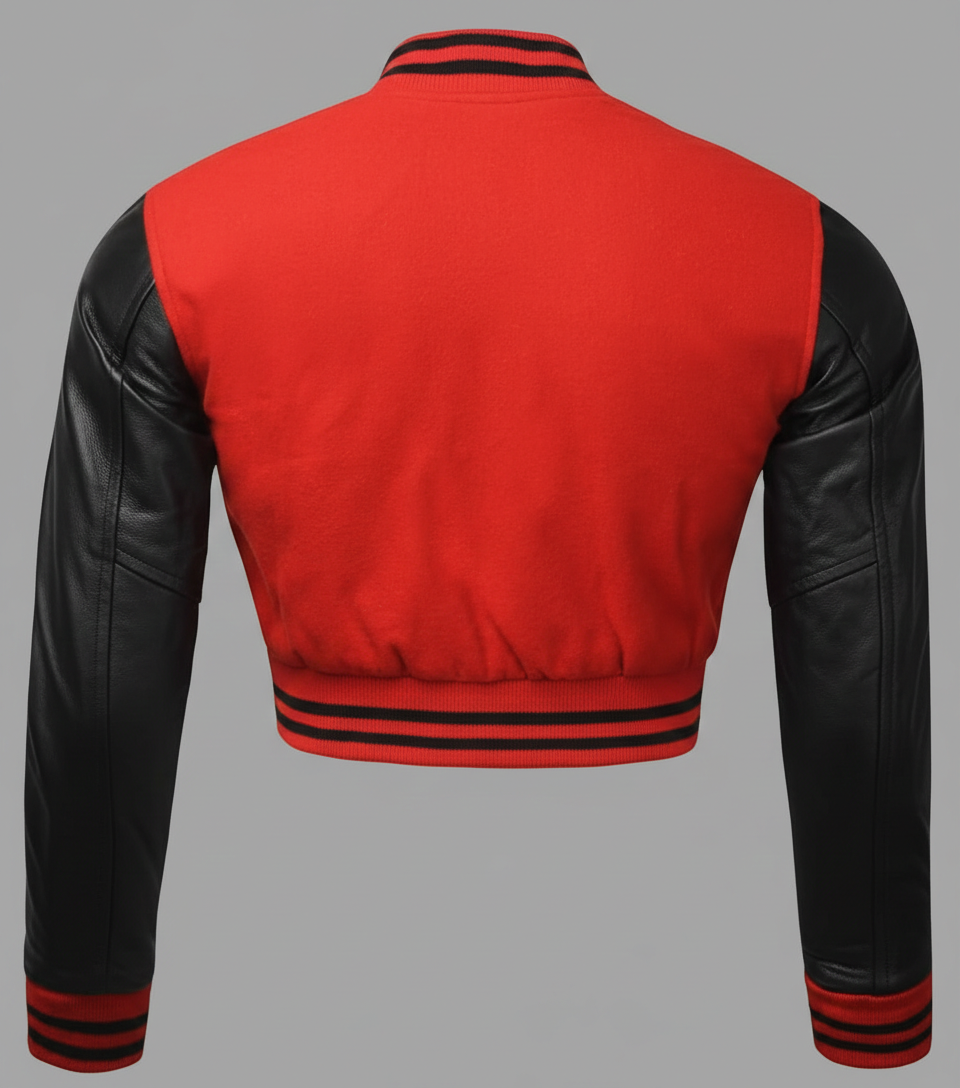 Women’s Red & Black Varsity Jacket