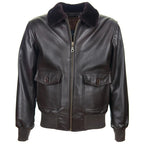 Genuine Leather G1 Navy Flight Jacket For Men