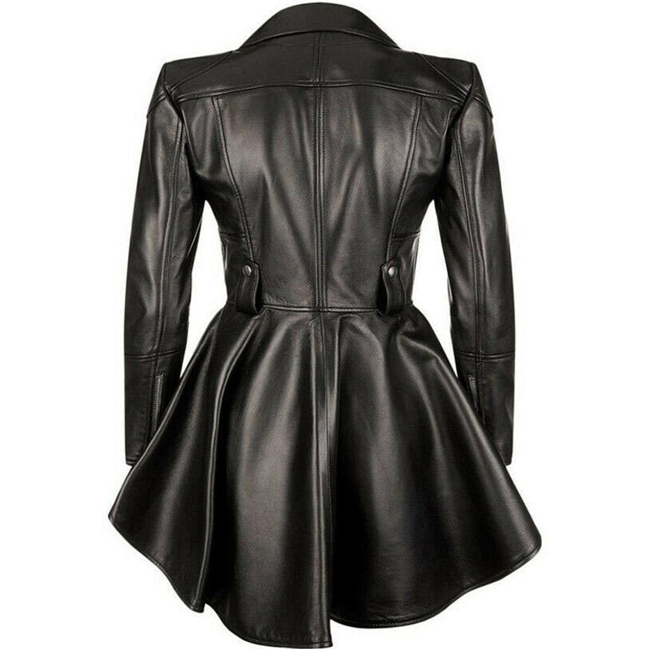 Genuine Umbrella Academy Allison Hargreves Women Motorcycle Biker Leather Jacket
