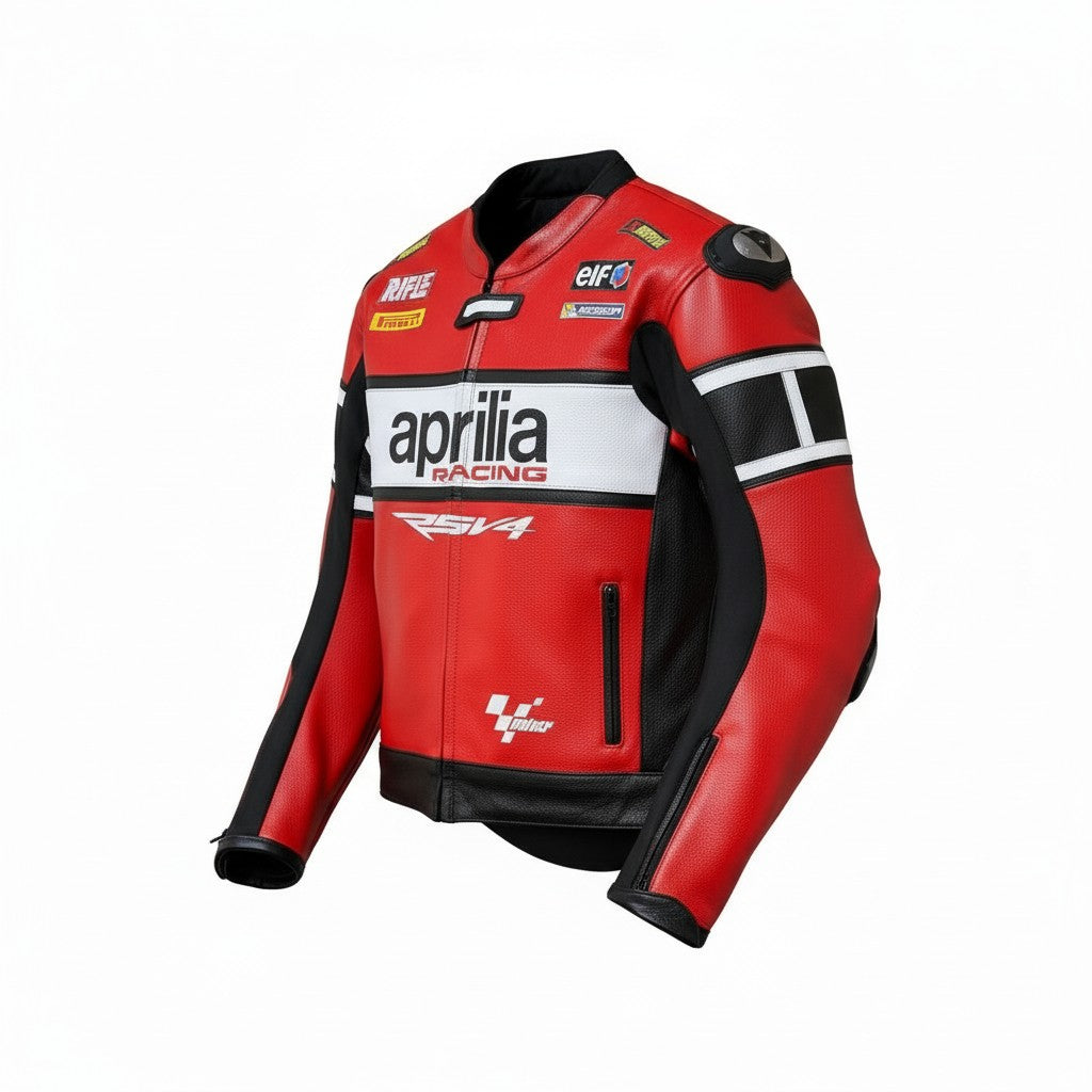 Aprilia Motorcycle Leather Racing Jacket