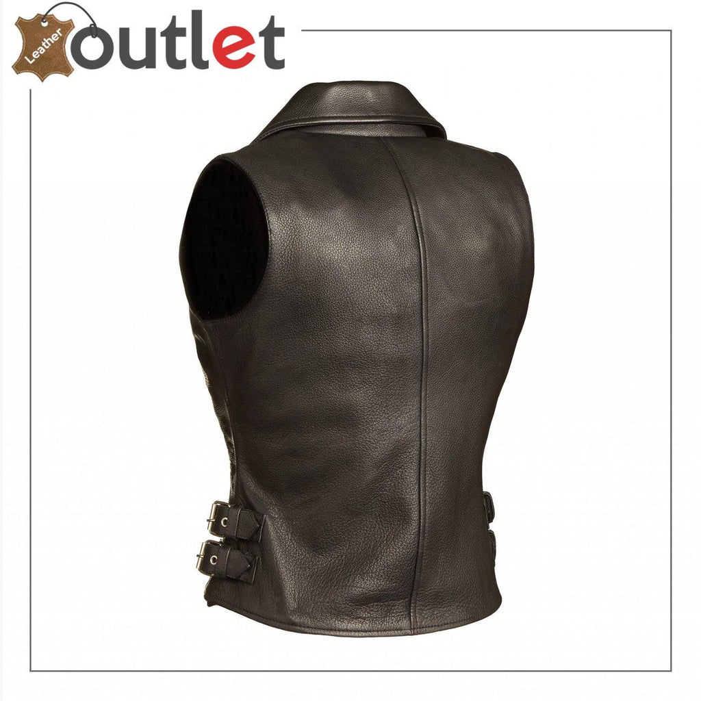Goddess- Ladies Motorcycle Leather Vest