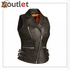 Goddess- Ladies Motorcycle Leather Vest