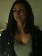 Morena Baccarin Greenland Migration 2025 Black Jacket