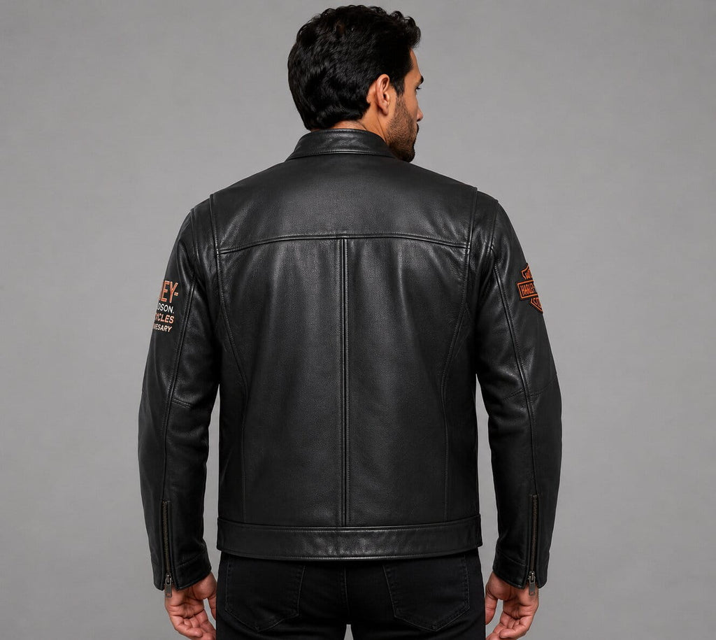 Harley Davidson 120th Anniversary Leather Jacket for Men