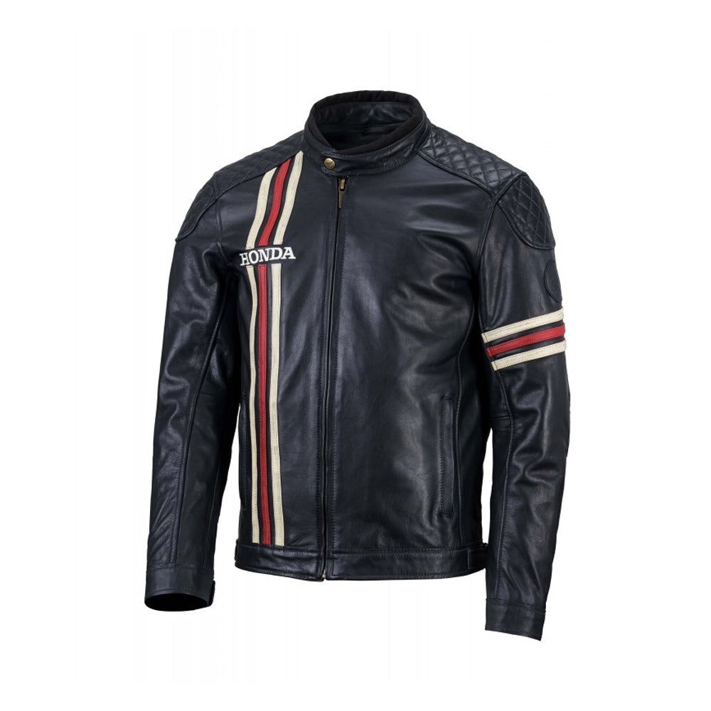HONDA Maine Edition – Men’s Authentic Vintage Leather Biker Jacket