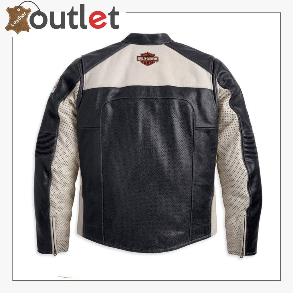 Harley Davidson Men’s Regulator Perforated Leather Jacket