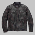 Harley Davidson Dauntless Convertible Leather Motorcycle Jacket for Men