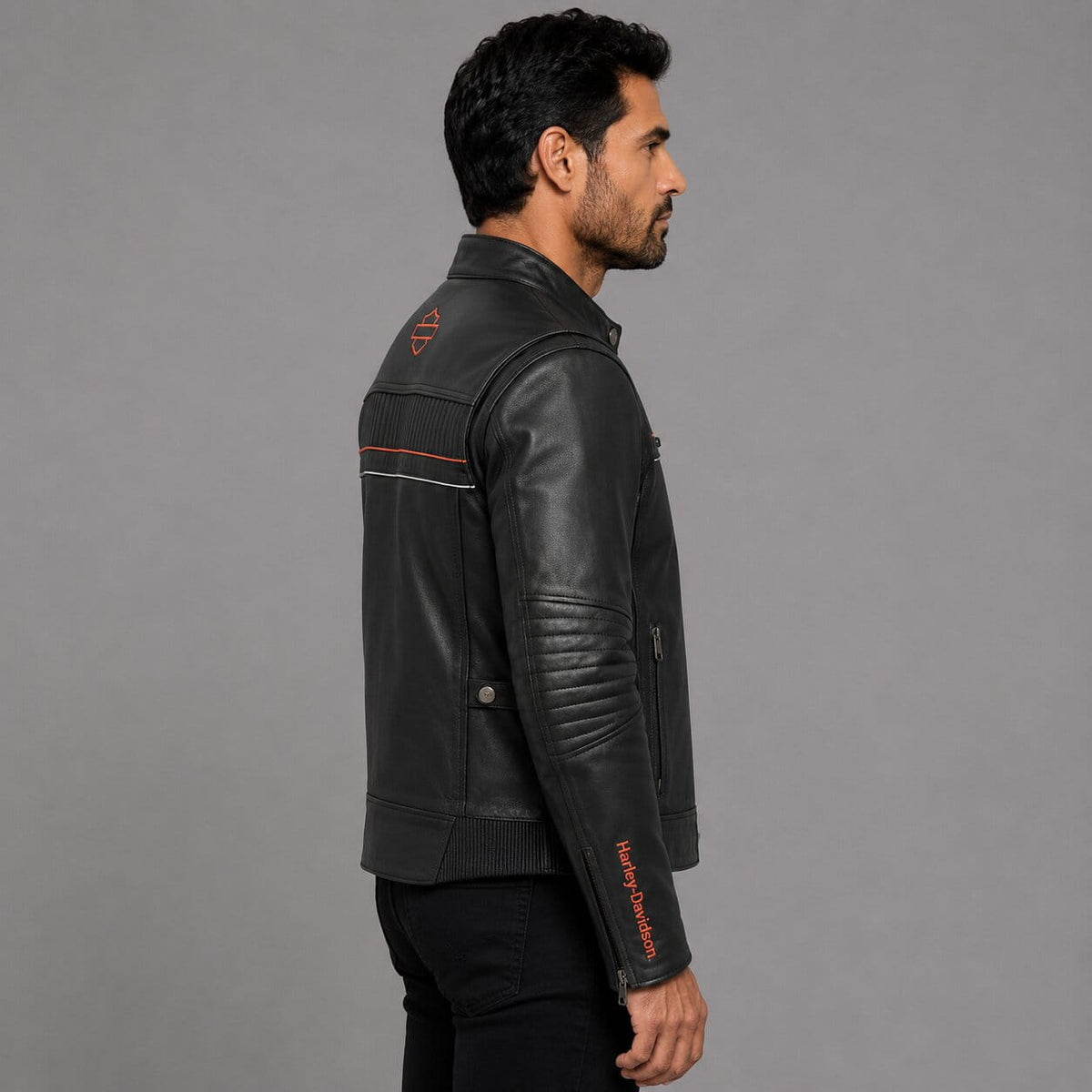 Harley Davidson I-94 Leather Riding Jacket for Men