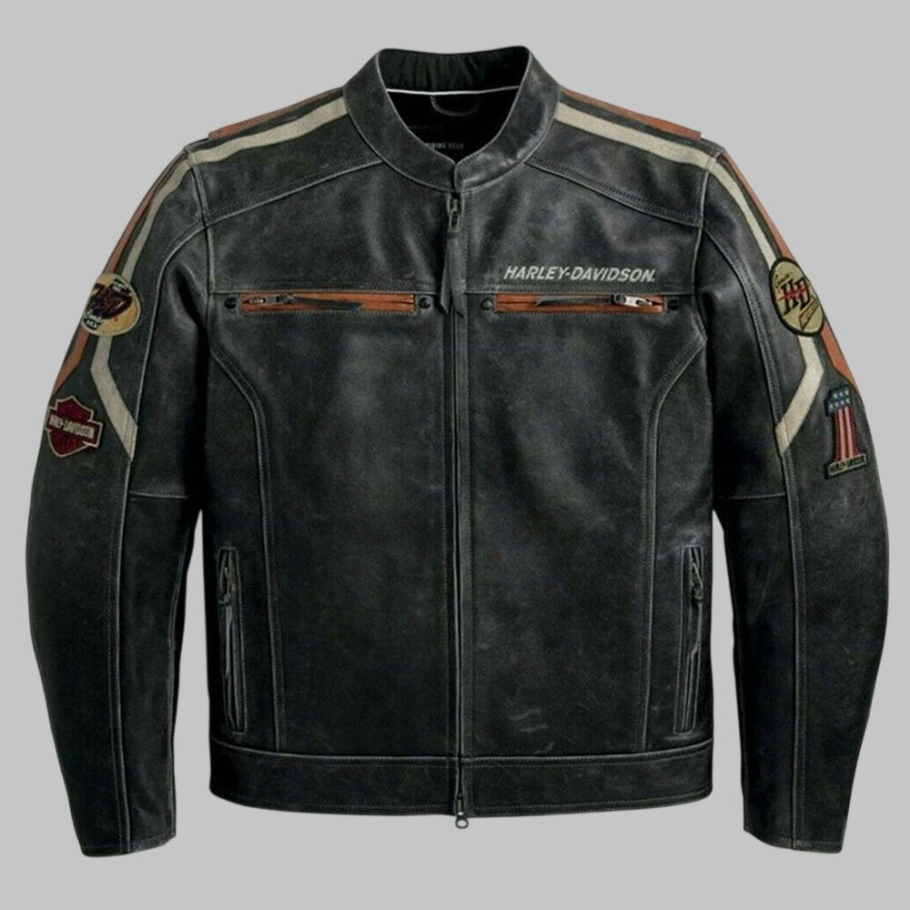 Harley Davidson Leather Jacket for Men Premium Cowhide