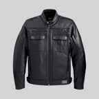 Harley-Davidson Men's Crossroad Black Leather Jacket