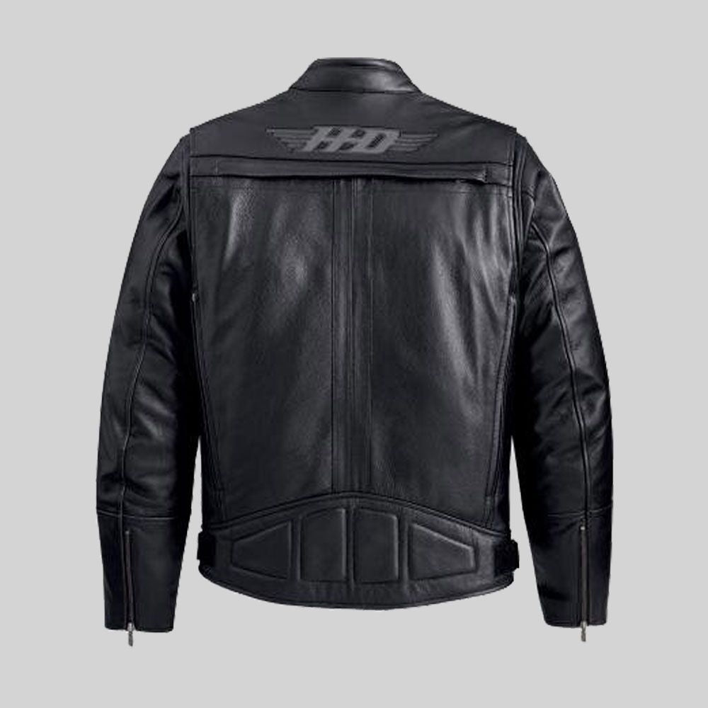 Harley-Davidson Men's Crossroad Black Leather Jacket