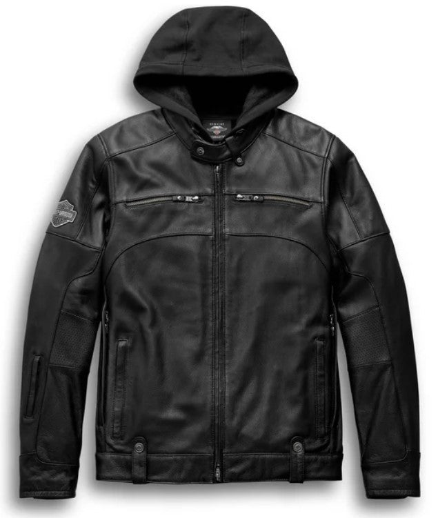 Harley-Davidson Men's Swingarm 3-in-1 Leather Riding Jacket