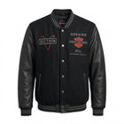 Harley-Davidson V-Twin Varsity Leather Jacket for Men