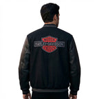 Harley-Davidson V-Twin Varsity Leather Jacket for Men