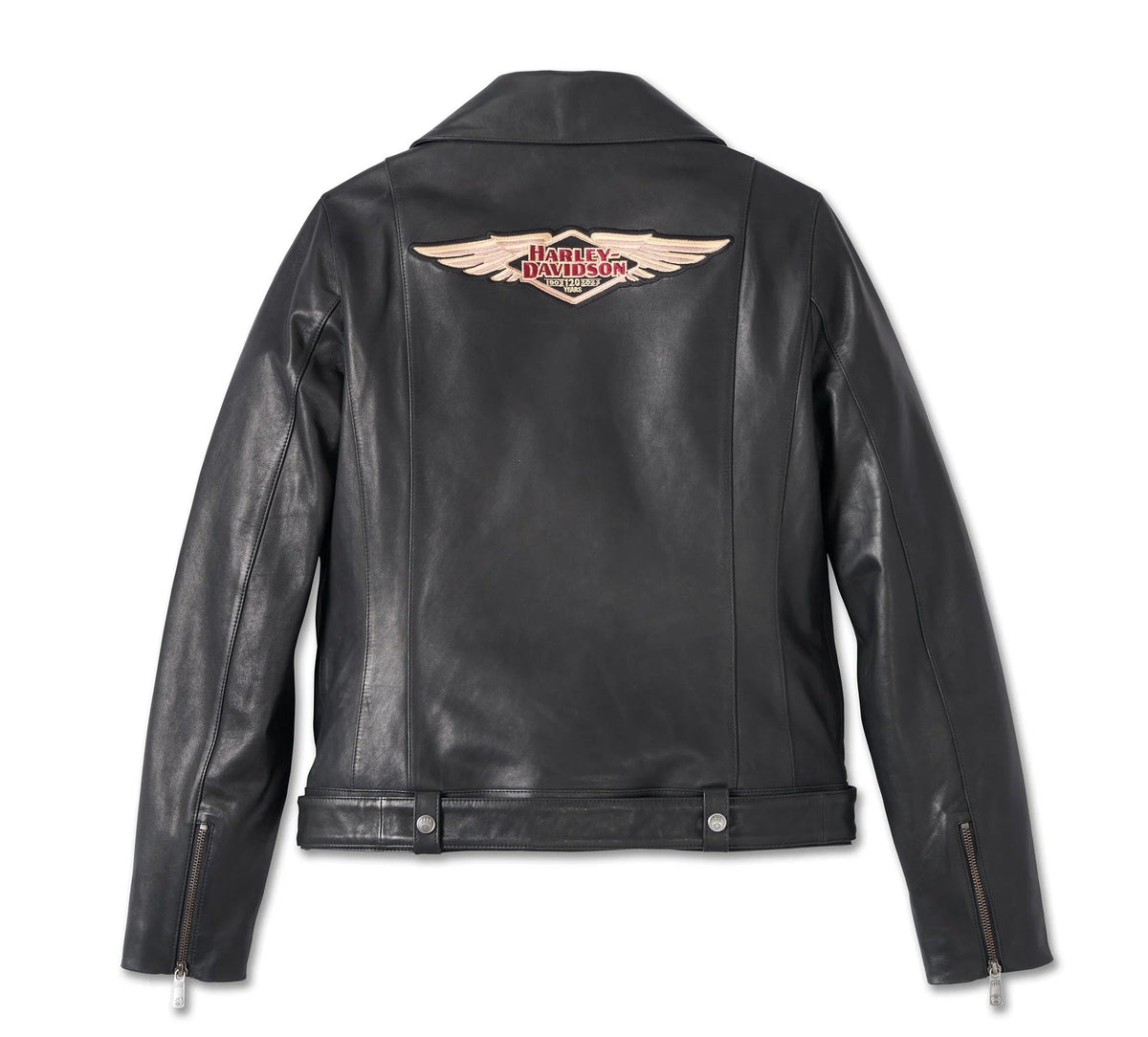 Harley-Davidson Women's 120th Anniversary Black Leather Jacket