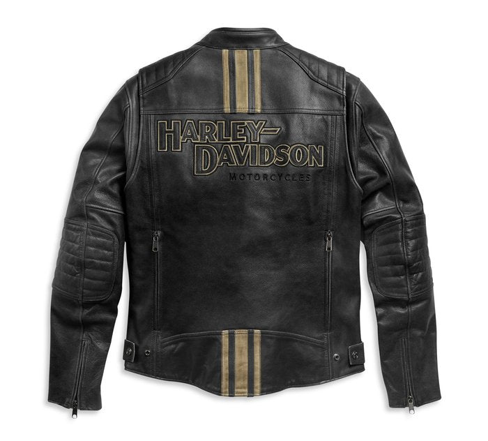 Harley Davidson Jacket Multi Pockets Motorbike Leather Jacket