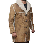 Hell On Wheels Shearling Leather Coat