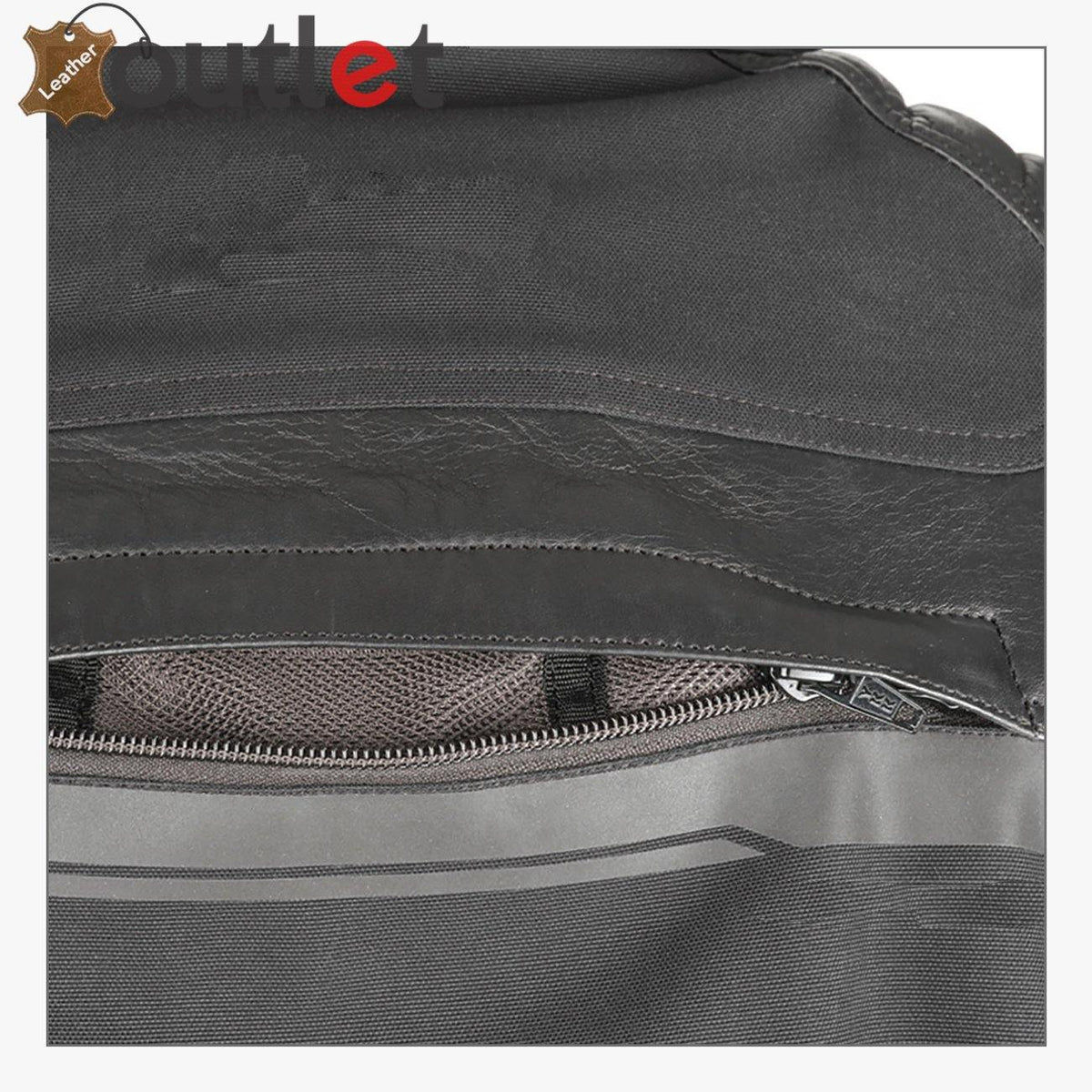 High Quality Textile-Leather Motorcycle Jacket