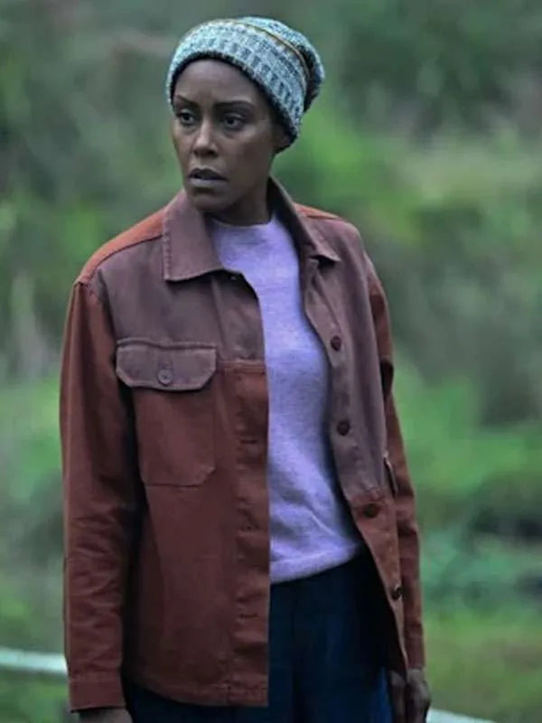 Christine Adams Hijack S02 Brown Cotton Jacket