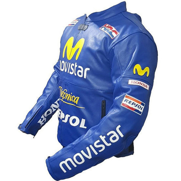 Honda Repsol Cx Cowhide Motorbike Leather Jacket