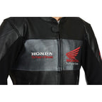 Honda Racing Motorcycle Riding Gear Cowhide Leather Biker Jacket