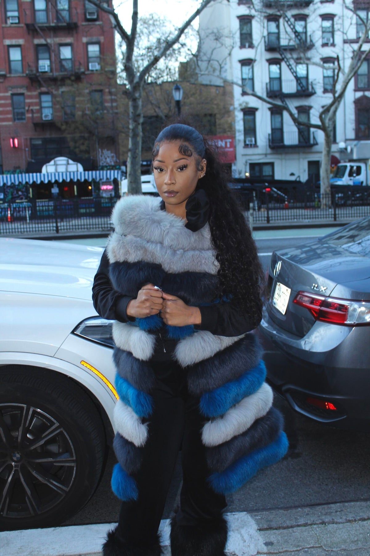 3/4 Fox Vest with Hood