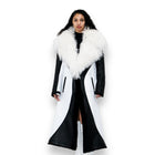 Trench Coat with Mongolian Lamb