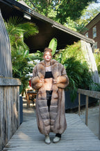 Full Length Full Skin Fox Coat