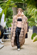 Women's Full Length Full Skin Fox Coat