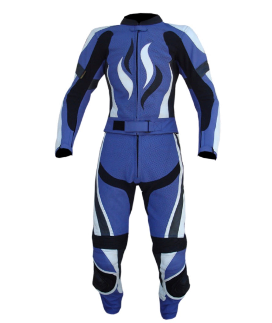 NEW FLAX MOTORCYCLE LEATHER RACING SUIT
