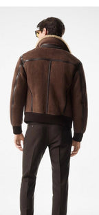 Custom Jordanguske Mocha Suede Jacket